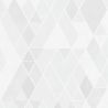 Papier peint expansé sur intissé géométrique gris et blanc ARLEQUIN - Basiques par Ugepa - M61719