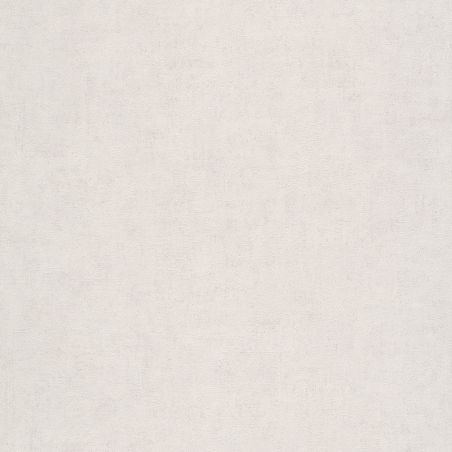 Papier peint vinyle sur intissé uni blanc grisé patiné PATINE - Essentiel par Grandeco - VOA-010-082