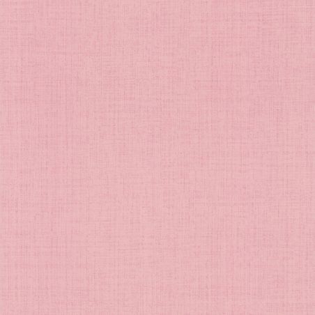 Papier peint vinyle sur intissé uni rose dragée BASIC - Essentiel par Lutèce - 51174913