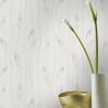 Papier peint expansé sur intissé floral blanc et gris clair FLEUR DE LYS - Fleur par Rasch - 788563