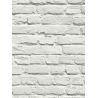 Papier peint standard trompe l'œil blanc et gris CHIGAGO - Géométrique par Ugepa - 102539
