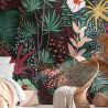 Panoramique vinyle sur intissé végétal fuchsia et vert FLORAISON - Metropolitan Stories par As Creation - 382741