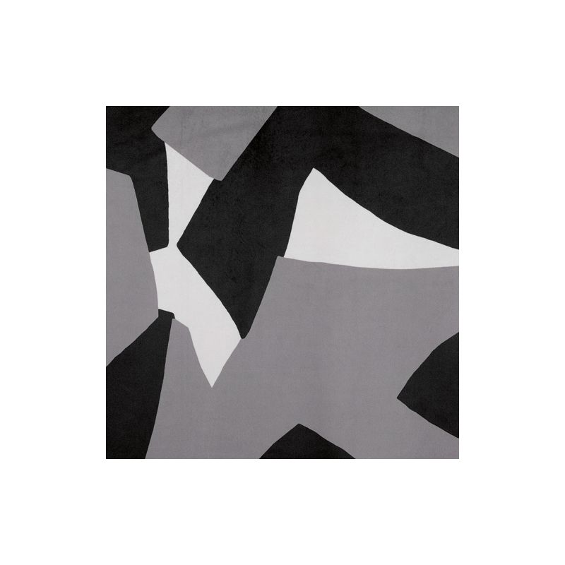 Prêt-à-Poser rideau - 140cmx240cm - géométrique noir et gris CAMO par Linder