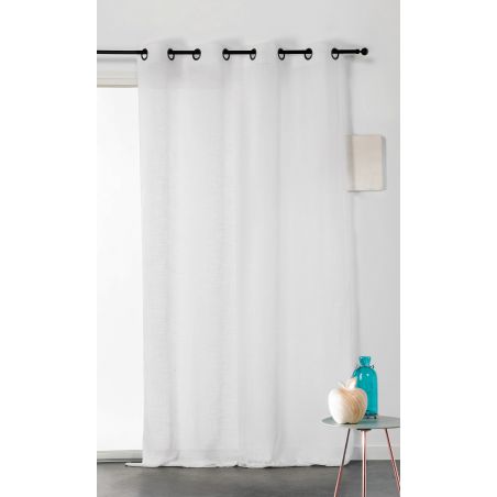Prêt-à-Poser voilage - 140cmx240cm - uni blanc VERONICA par Linder Prêt-à-Poser voilage - 140cmx240cm - uni blanc VERONICA par Linder