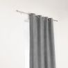 Prêt-à-Poser rideau - 140cmx260cm - uni gris ALASKA par Linder
