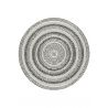 Tapis rond - diam 160cm - Contemporain noir et blanc RITUAL par Balta