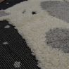 Tapis rond - diam 120cm - Enfant écru et noir RICHIE par Balta