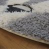 Tapis rond - diam 120cm - Enfant écru et gris RICHIE par Balta