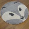 Tapis rond - diam 120cm - Enfant écru et gris RICHIE par Balta