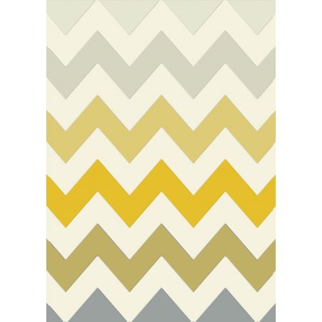 Tapis de salon - 140x200cm - Contemporain écru et moutarde CANVAS par Balta