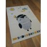 Tapis enfant - 120x170cm - Enfant jaune et gris fond écru CANVAS par Balta