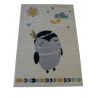 Tapis enfant - 120x170cm - Enfant jaune et gris fond écru CANVAS par Balta