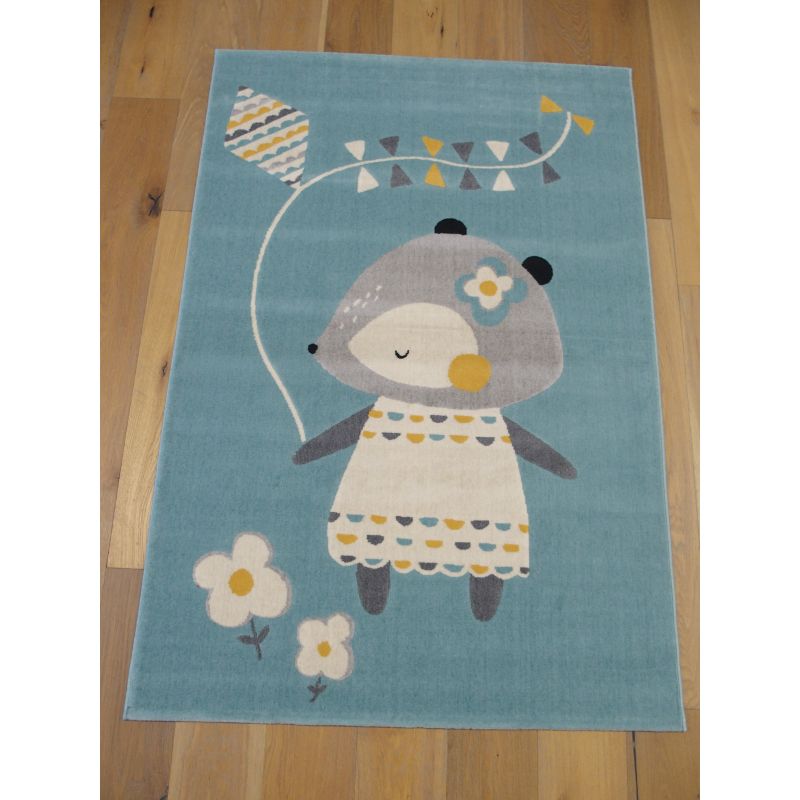 Tapis enfant - 120x170cm - Enfant bleu et jaune CANVAS par Balta