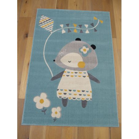 Tapis enfant - 120x170cm - Enfant bleu et jaune CANVAS par Balta