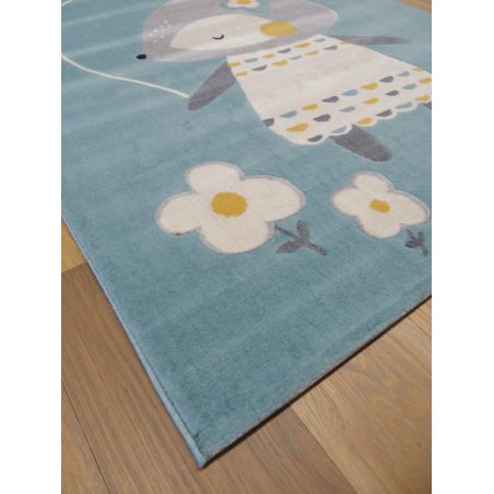 Tapis enfant - 120x170cm - Enfant bleu et jaune CANVAS par Balta