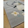 Tapis enfant - 120x170cm - Enfant jaune et bleu fond gris CANVAS par Balta