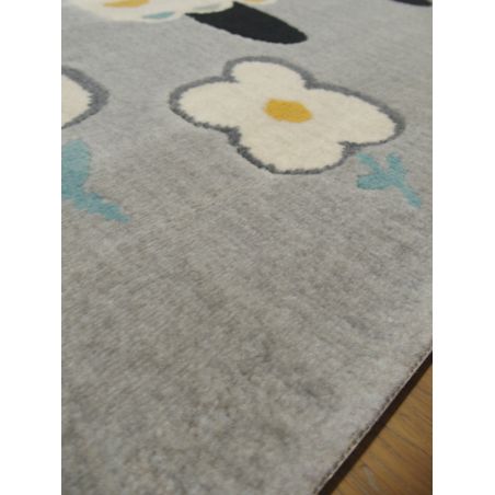 Tapis enfant - 120x170cm - Enfant jaune et bleu fond gris CANVAS par Balta