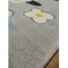 Tapis enfant - 120x170cm - Enfant jaune et bleu fond gris CANVAS par Balta