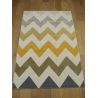 Tapis de salon - 140x200cm - Contemporain écru et moutarde CANVAS par Balta