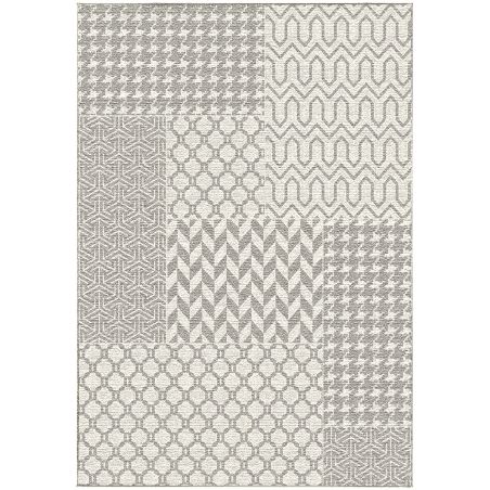 Tapis de salon - 140x200cm - Contemporain taupe et écru REFLEX par Balta