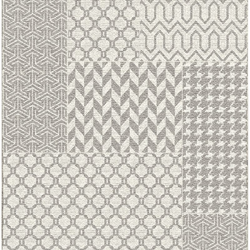 Tapis de salon - 140x200cm - Contemporain taupe et écru REFLEX par Balta