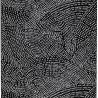 Tapis de salon - 135x200cm - Contemporain noir et blanc INK par Osta