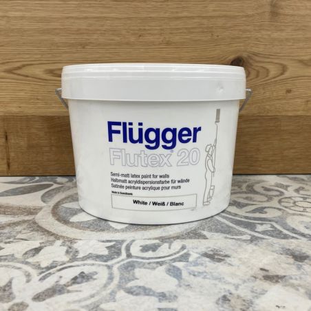 Peinture mur 3L blanc satin - Flutex 20 par Flugger Peinture mur 3L blanc satin - Flutex 20 par Flugger