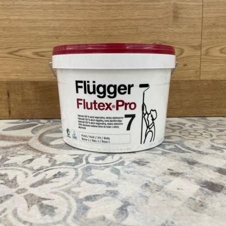 Peinture mur 3L blanc velours - Flutex 7S par Flugger