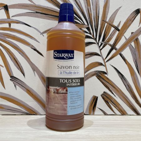 Produit d'entretien - savon noir à l'huile de lin multi-surfaces - 1L - par Starwax