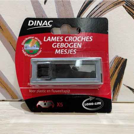 Recharge - lames croches - 5 lames - par Dinac