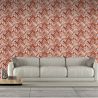 Papier peint standard trompe l'œil rouge et gris béton BRICKS - Imprim'Luxe par Ugepa - M32518