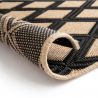 Tapis de salon - 160x230cm - Graphique / Géométrique beige et noir GRACE par Balta
