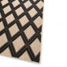 Tapis de salon - 160x230cm - Graphique / Géométrique beige et noir GRACE par Balta
