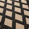 Tapis de salon - 160x230cm - Graphique / Géométrique beige et noir GRACE par Balta