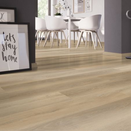 Sol Vinyle/PVC - Lame clipsable - parquet chêne naturel SOFT OAK NATURAL - Solid Click 30 par OneFlor Sol Vinyle/PVC - Lame clipsable - parquet chêne naturel SOFT OAK NATURAL - Solid Click 30 par OneFlor