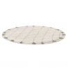 Tapis rond - diam 160cm - Ethnique / Berbére beige et gris FARA par Balta