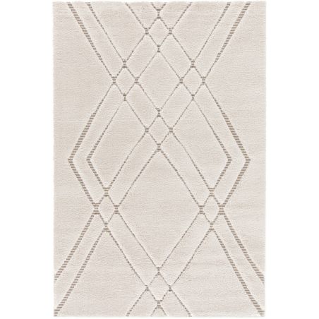 Tapis de salon - 200x290cm - Ethnique / Berbére écru et taupe FARA par Balta Tapis de salon - 200x290cm - Ethnique / Berbére écru et taupe FARA par Balta