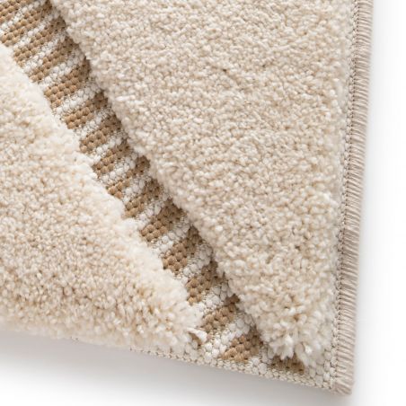 Tapis de salon - 160x230cm - Ethnique / Berbére taupe et écru FARA par Balta Tapis de salon - 160x230cm - Ethnique / Berbére taupe et écru FARA par Balta
