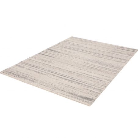Tapis de salon - 200x290cm - Uni / Faux-uni beige et gris NAOMI par Balta