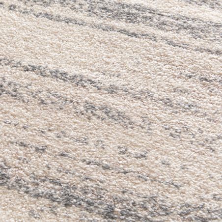 Tapis de salon - 200x290cm - Uni / Faux-uni beige et gris NAOMI par Balta