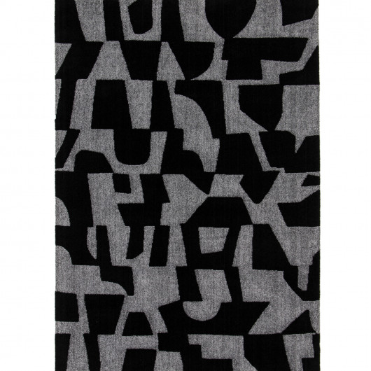 Tapis de salon - 120x170cm - Contemporain écru et taupe PLAY par Balta