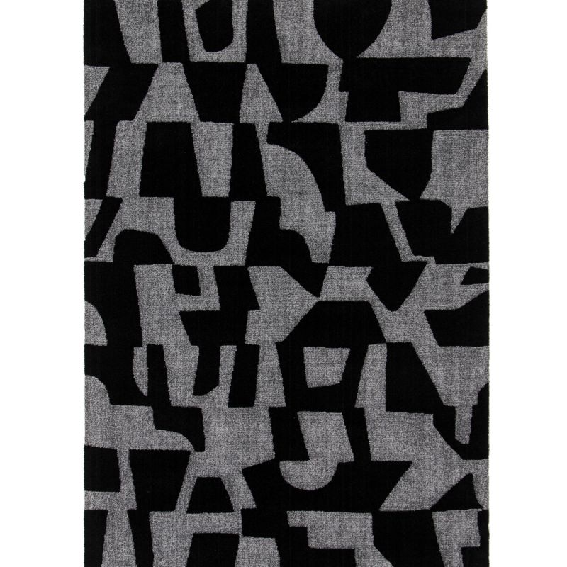 Tapis de salon - 120x170cm - Contemporain écru et taupe PLAY par Balta