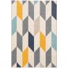 Tapis de salon - 140x200cm - Contemporain gris et jaune CANVAS par Balta