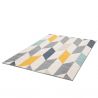 Tapis de salon - 160x230cm - Contemporain gris et jaune CANVAS par Balta