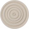 Tapis rond - diam 160cm - Ethnique / Berbére taupe RITUAL par Balta