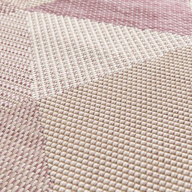 Tapis de salon - 140x200cm - Contemporain rose et beige PRISMA par Balta