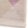 Tapis de salon - 140x200cm - Contemporain rose et beige PRISMA par Balta