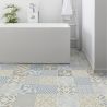 Sol Vinyle/PVC - 4m - Carreaux de ciment bleu PROVENCE AZUR - Booster par Gerflor