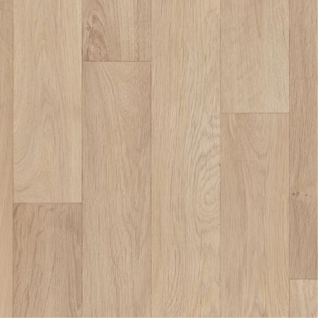 Sol Vinyle/PVC - 4m - Parquet gris blanchi CAMARGUE 504 - Textile Texas new par IVC