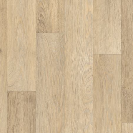 Sol Vinyle/PVC - 3m - Parquet chêne naturel CAMARGUE 537 - Textile Texas new par IVC